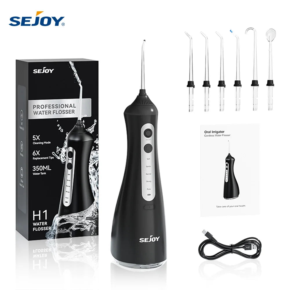 Sejoy Cordless Electric Water Flosser With 6 Modes