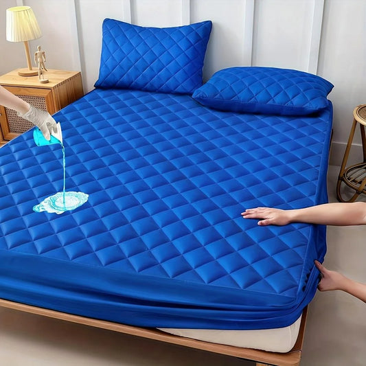 HGETVECN Waterproof Mattress Protector AllSeason Breathability Quilted Pad Covering