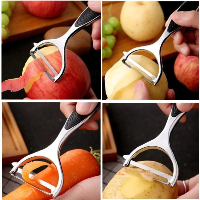 Stainless Steel Vegetable Peeler And Multi Function Grater Tool