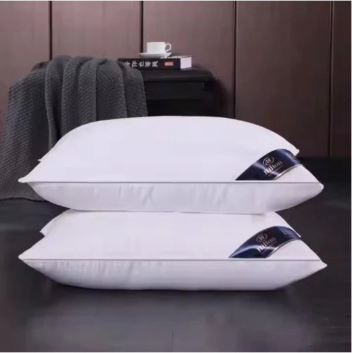 Hotel Luxury Memory Foam Pillow With Cotton Cover For Superior Comfort And Neck Support For Restful Sleep
