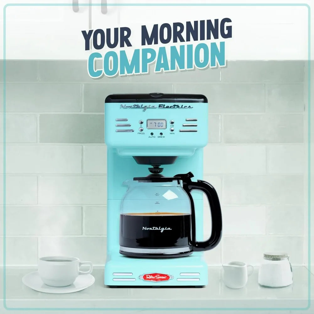 Nostalgia Programmable Coffee Maker With LED Display