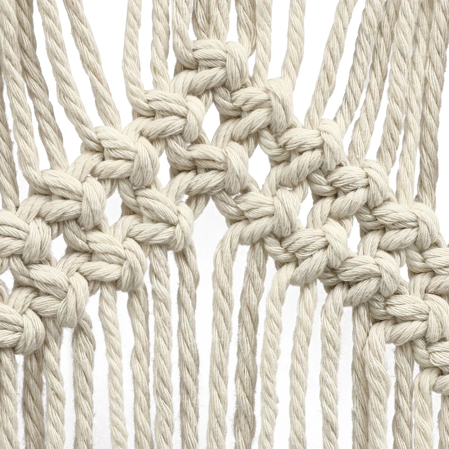 Bymaocar Boho Macrame Wall Hanging Tapestry Curtain Handmade For Living Room Decor