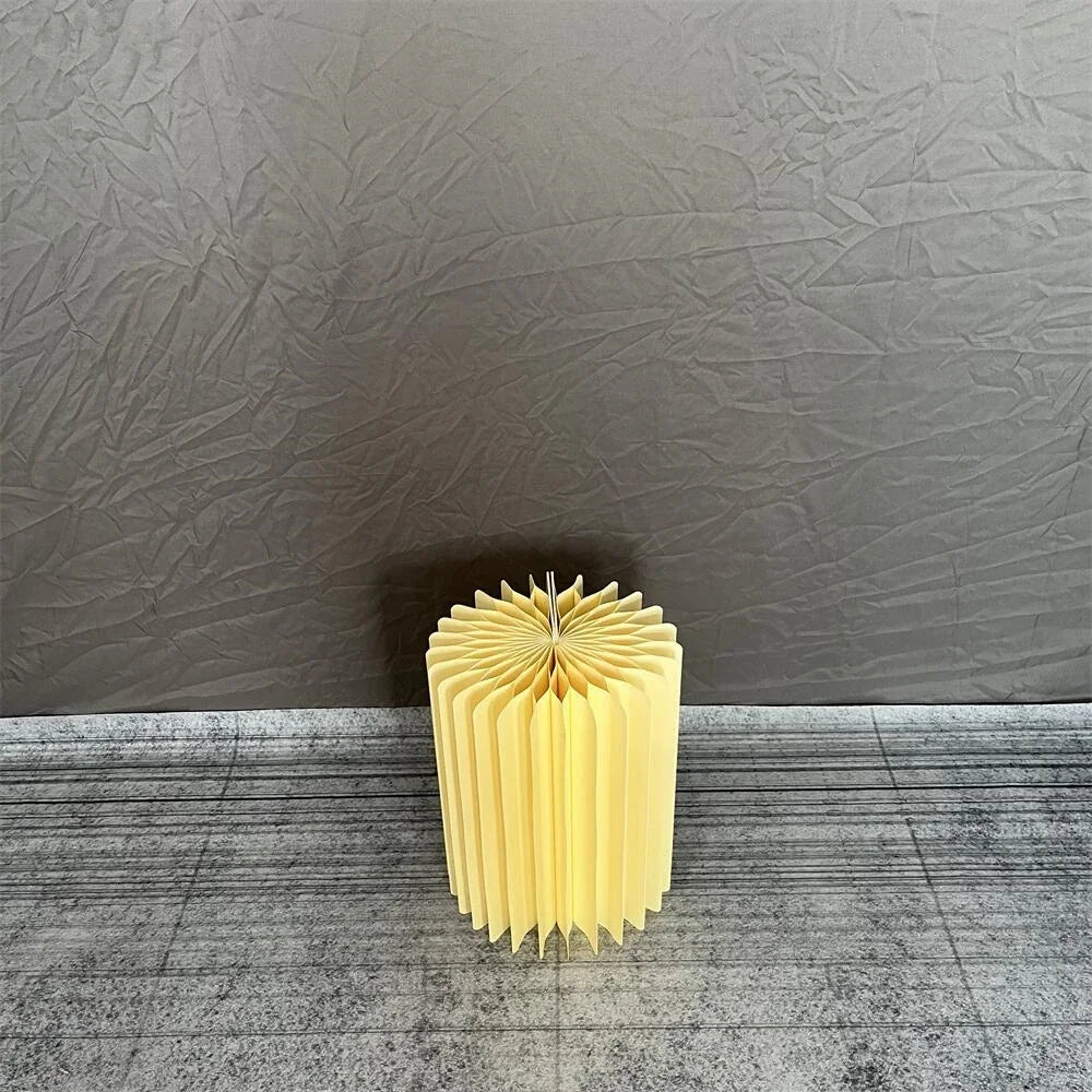NONECN Paper Folding Cylinder Display Rack for Weddings and Events Adjustable Heights 20 to 100 cm Diameter 30 cm