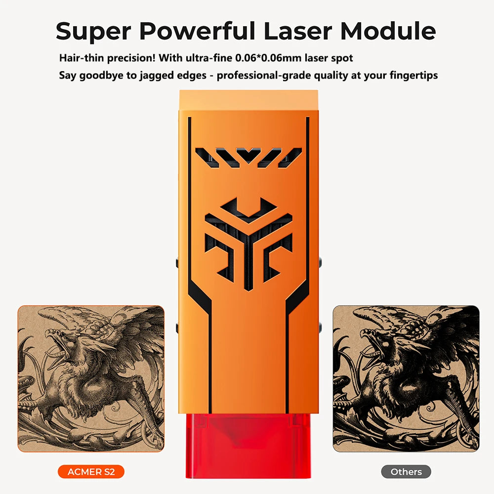 ACMER S2 Laser Engraver Upgradeable DIY Cutting Machine For Wood Metal Engraving