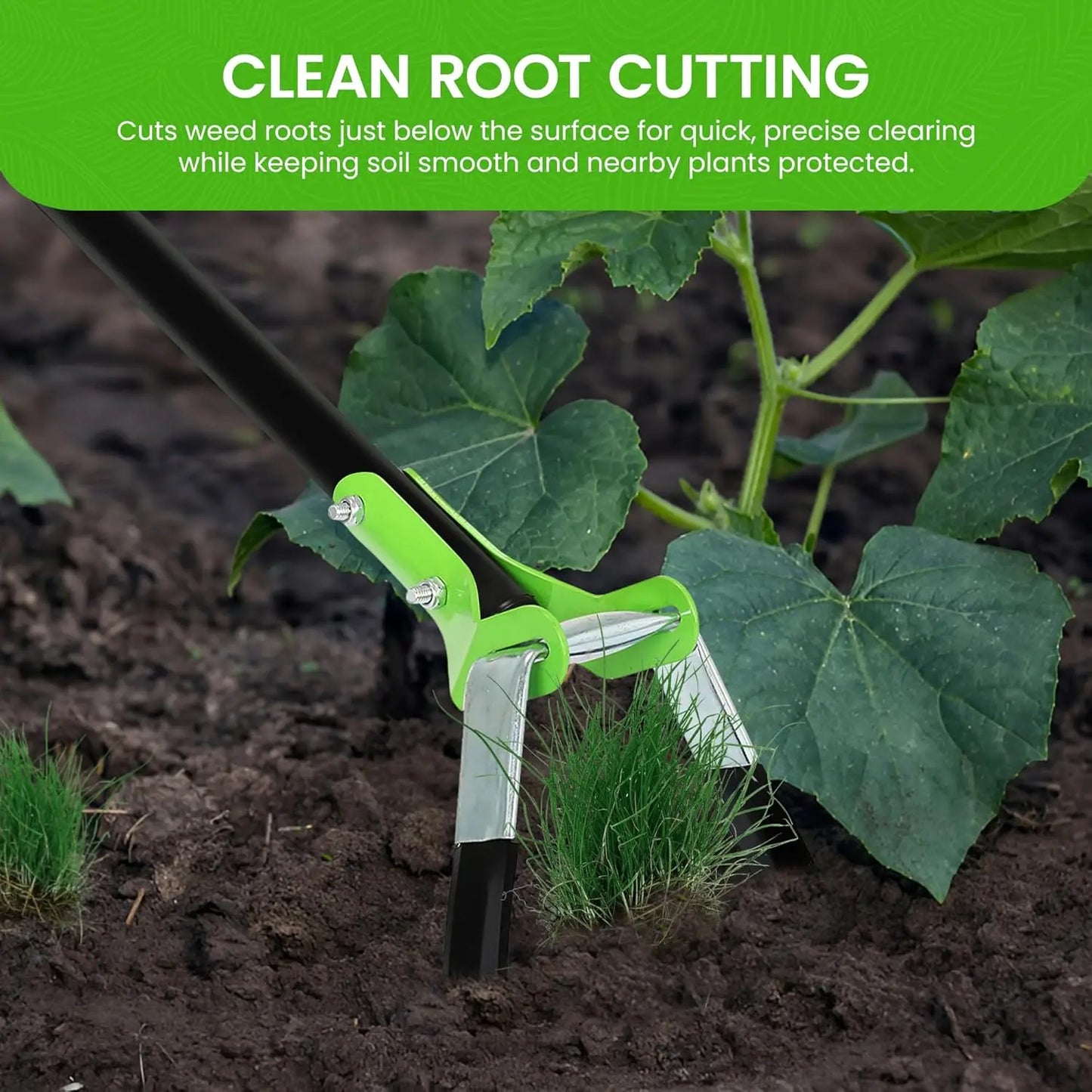 Ergonomic Stirrup Hoe For Weeding And Cultivation Garden Tool