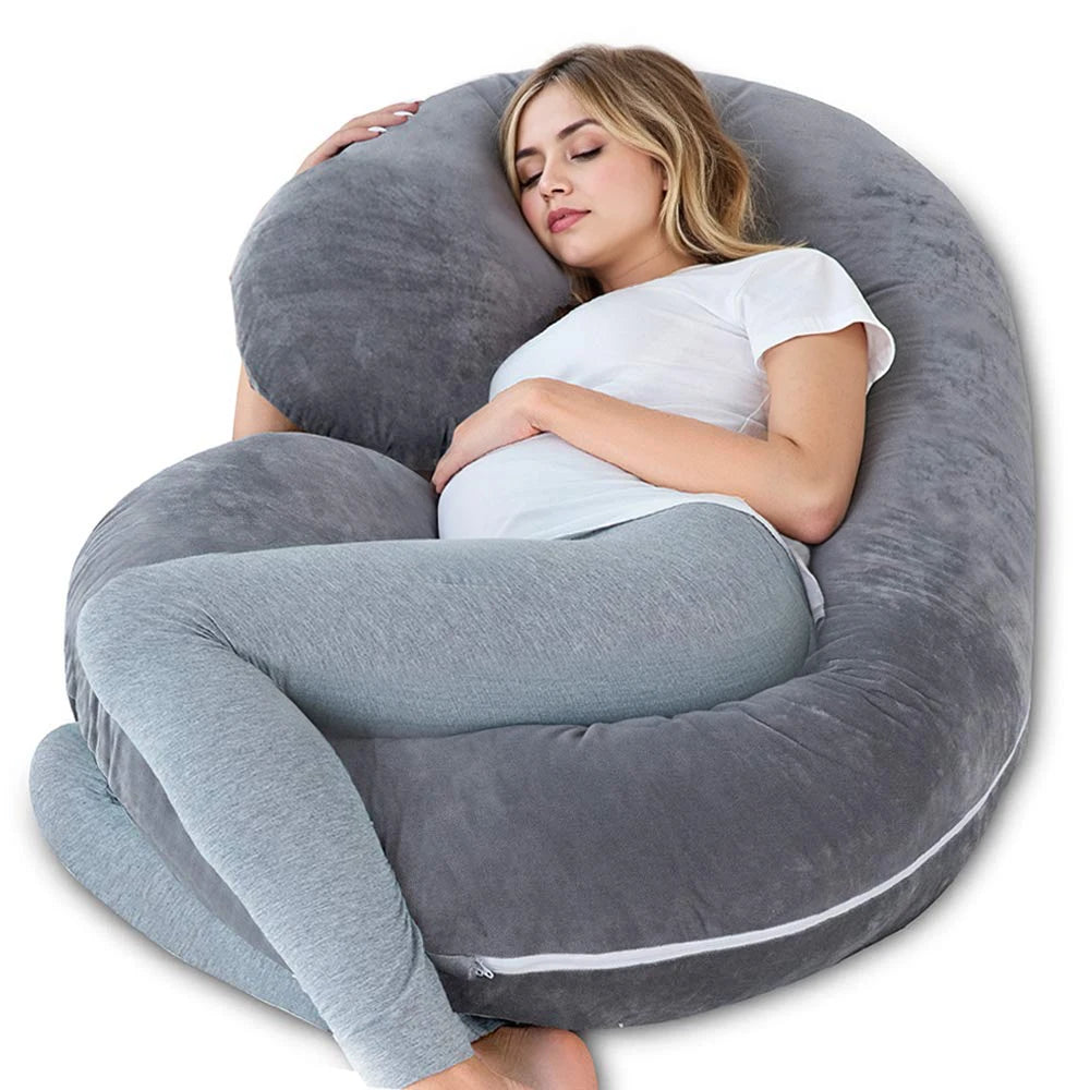 G Shaped Pregnancy Pillow for Maternity Sleep and Full Body Support
