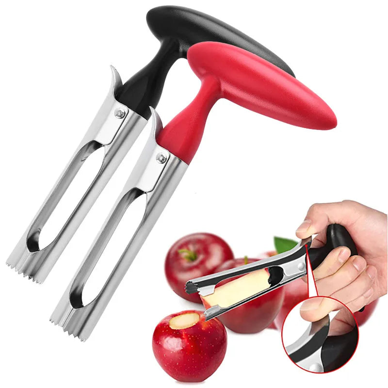 Stainless Steel Apple Core Remover And Pitter Tool For Apples And Pears, Quick Core And Pit Removal