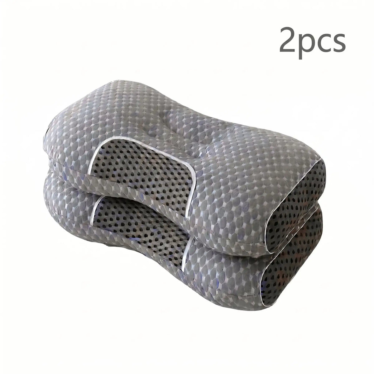 Ergonomic Neck Massage Pillow for Comfortable Sleep and Shoulder Support
