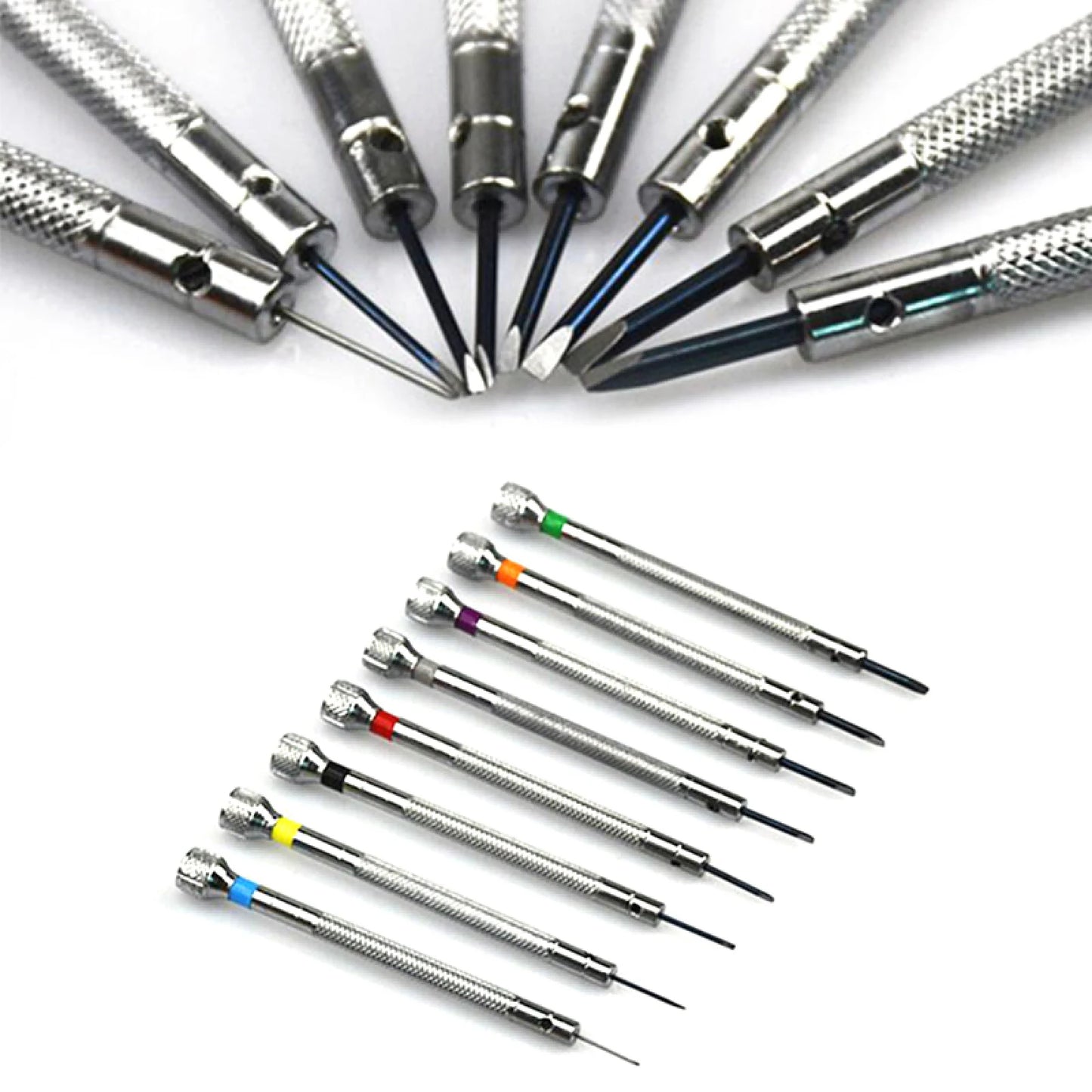 Watchmaker Slotted Screwdriver Set 13 Piece Precision Tool Kit For Watches And Eyewear