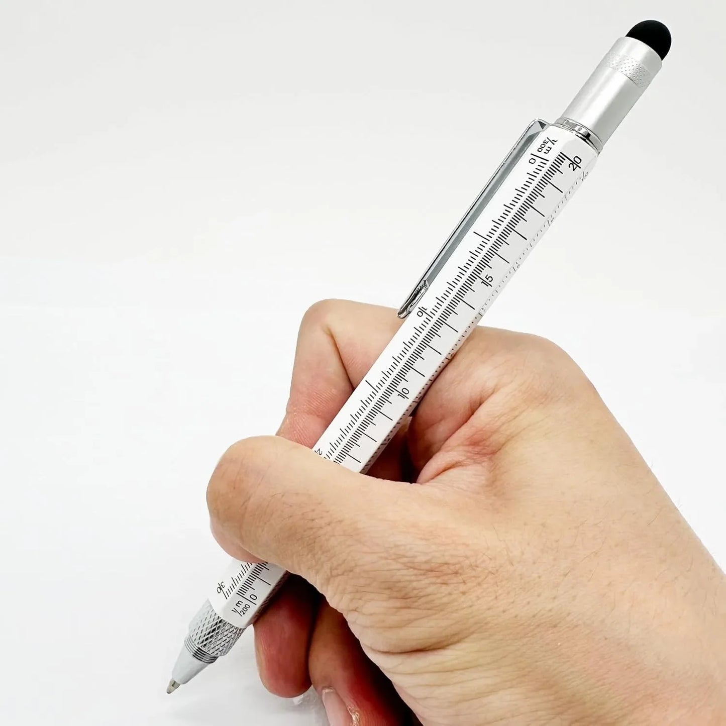 Multi Tool Pen Stylus With Ruler And Screwdriver For Tablets And Phones Everyday Carry