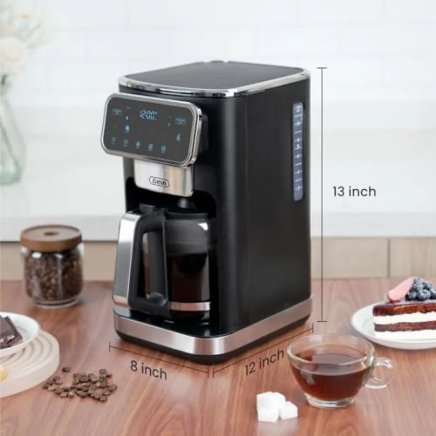 SHXI Programmable Coffee Maker With Touchscreen Iced Brew