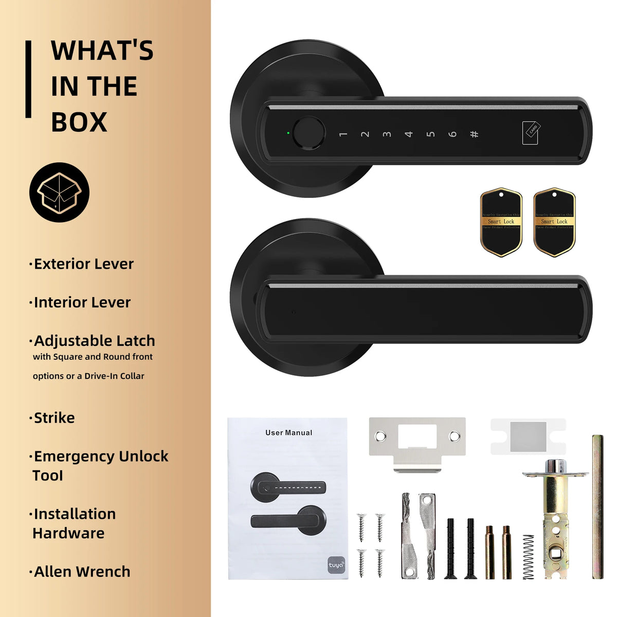 Viladepot Smart Fingerprint Door Lock With App Control Keypad
