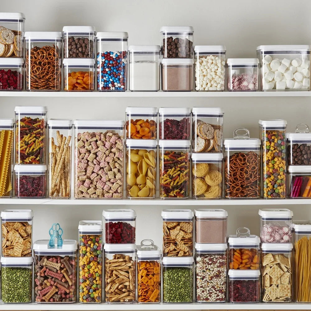 Airtight Clear Food Storage Container With Flip Tite Lid Rectangular Kitchen BPA Free
