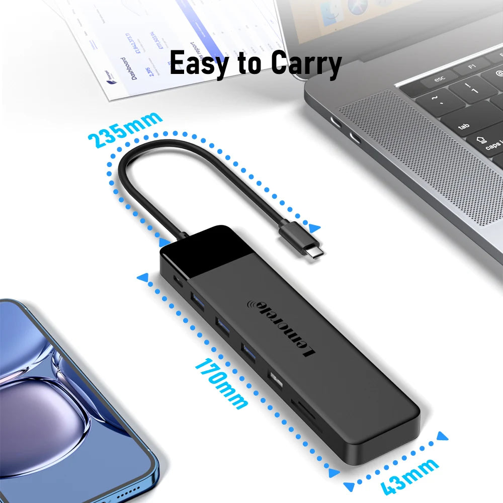 Lemorele 13 In 1 USB C Hub With PD100W Dock Dual HDMI 4K 30Hz And VGA For Triple Display On Compatible Laptops