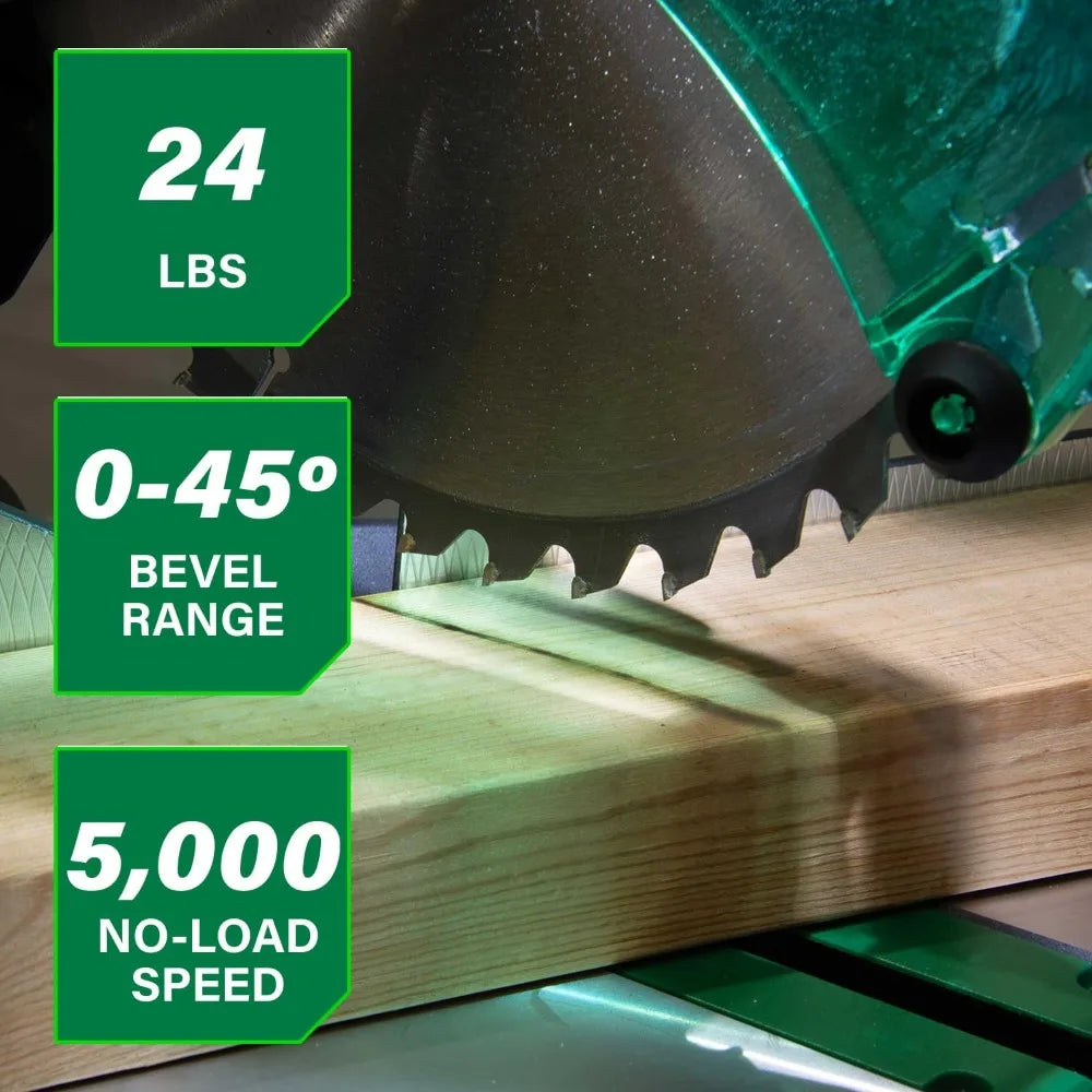 Single Bevel Compound Miter Saw 15 Amp Xact Cut
