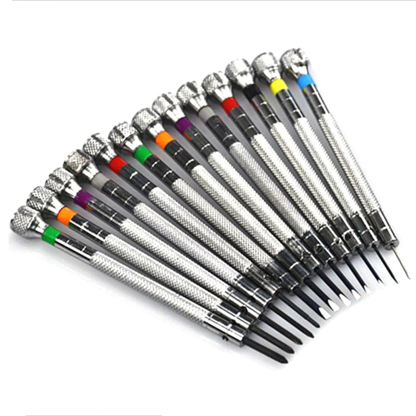 Watchmaker Slotted Screwdriver Set 13 Piece Precision Tool Kit For Watches And Eyewear