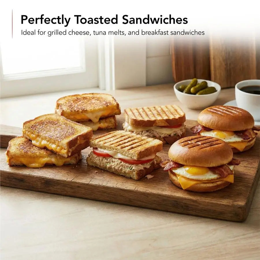 3 In 1 Electric Sandwich Maker Panini Press Waffle Iron