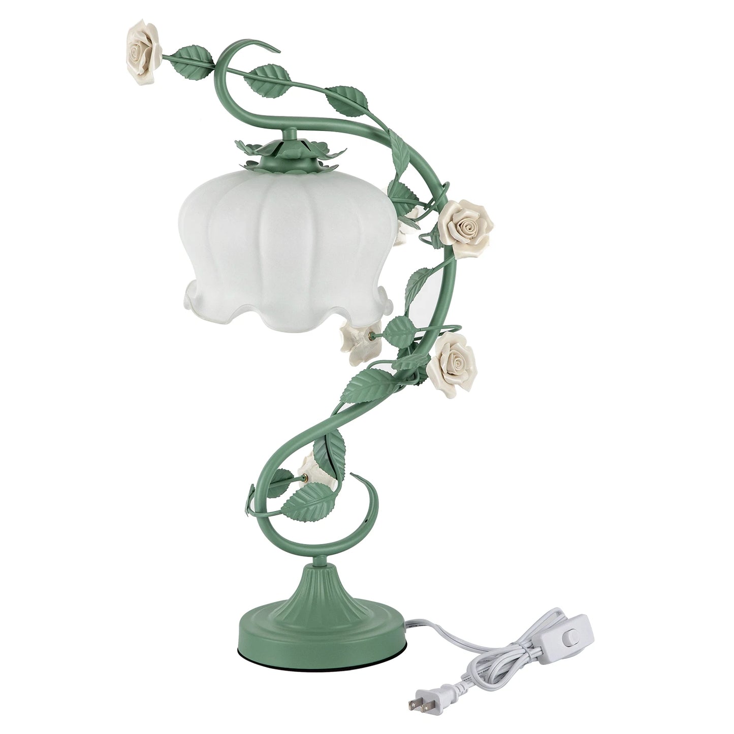 LOYALHEARTD Modern Flower Petal Bedside Lamp For Bedroom And Office Reading Nightstand Light