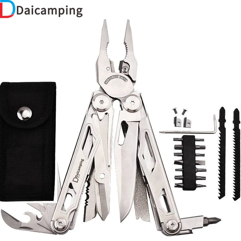 Daicamping DL30 Multifunctional Tool Set Stainless Steel EDC Survival Gear With Pliers