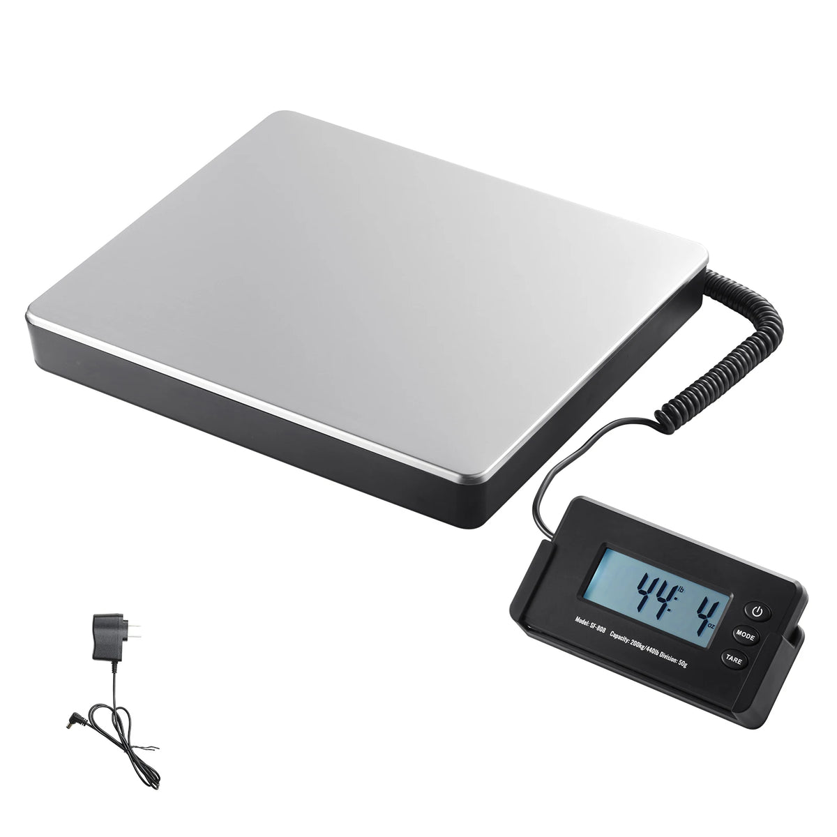 Succebuy Portable Digital Postal Scale 440lbs With Timer Tare