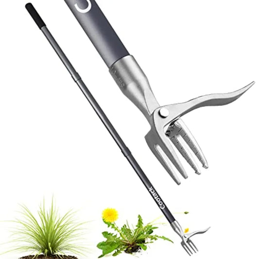 Stand Up Weed Puller With Long Handle For Back Saving Weeding In Beds Pathways And Between Plants Gardening Tool