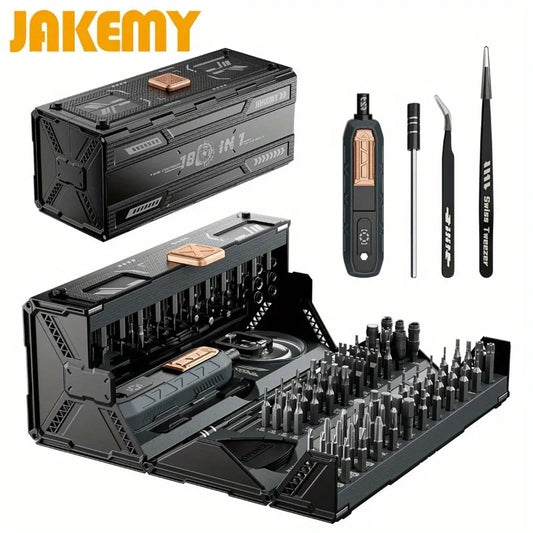 JAKEMY 180-In-1 Magnetic Precision Screwdriver Set For PersonalComputers Smartphones