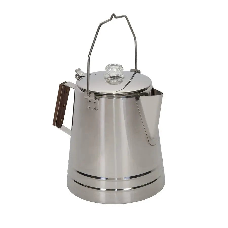 Stainless Steel Percolator Coffee Pot 3 Piece System