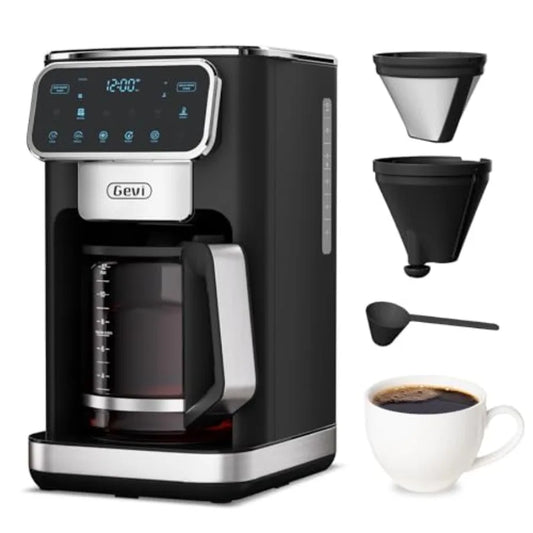 SHXI Programmable Coffee Maker With Touchscreen Iced Brew