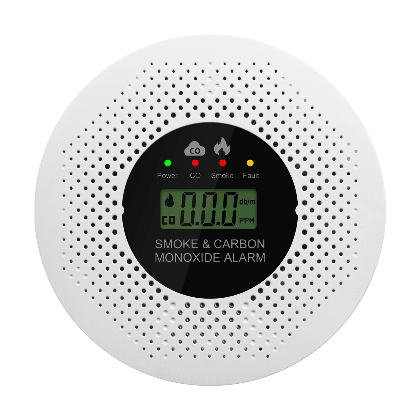 APWIKOGER 2 In 1 Smoke And Carbon Monoxide Detector With LCD Display And Fast Response Sensors