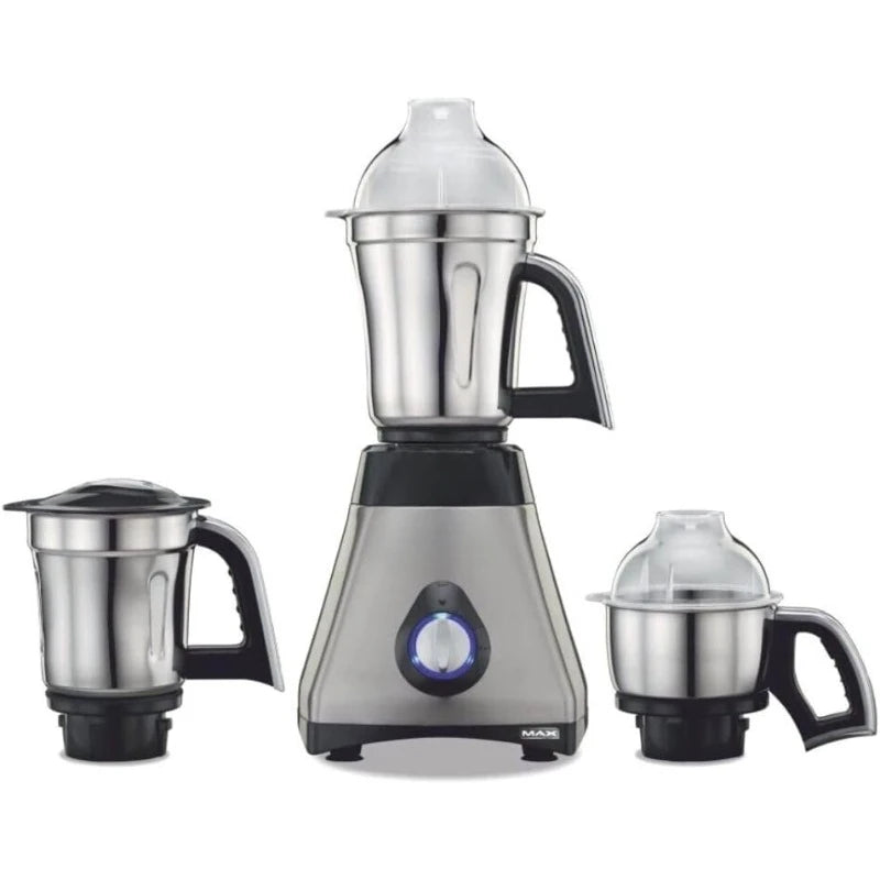 Steele 3-Jar Mixer Grinder, 550-Watt, Silver