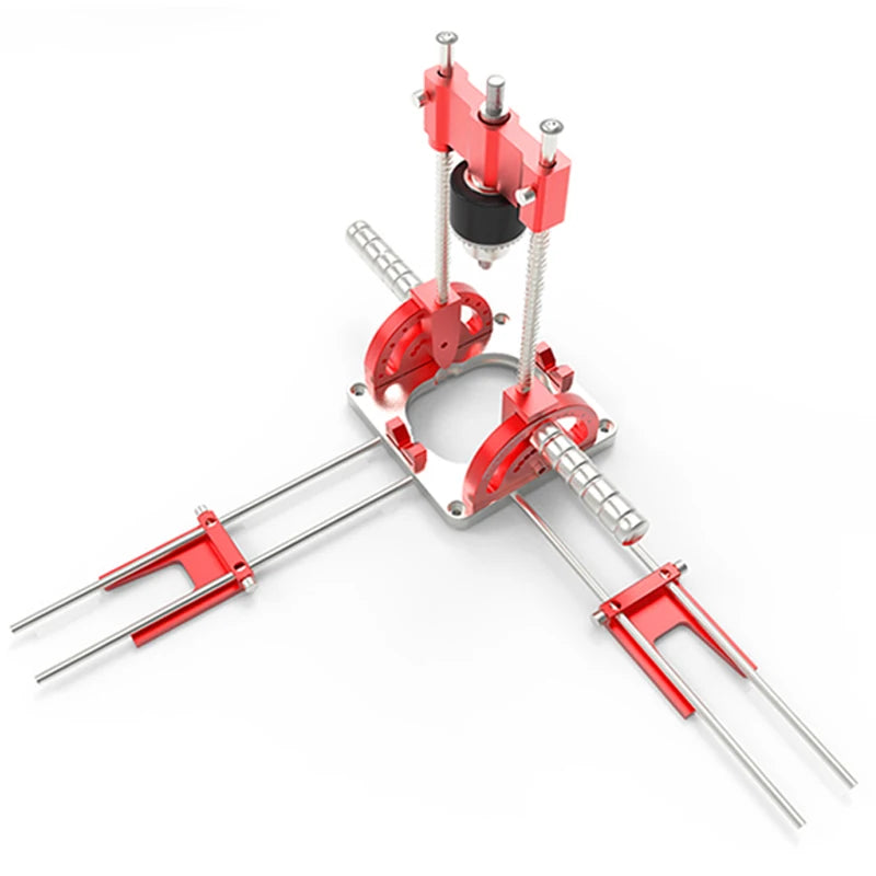 NONEDIY Woodworking Multi-Angle Drill Guide With Adjustable Handles Precision Drilling