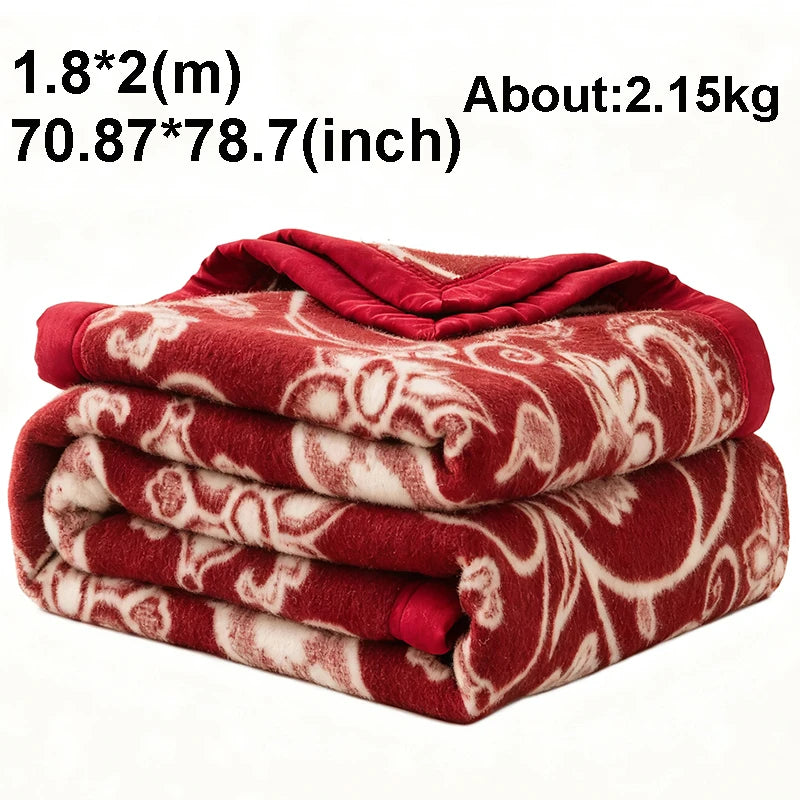 Wool Cashmere Blend Blanket 80 Percent Wool 20 Percent Cashmere All Season Cozy