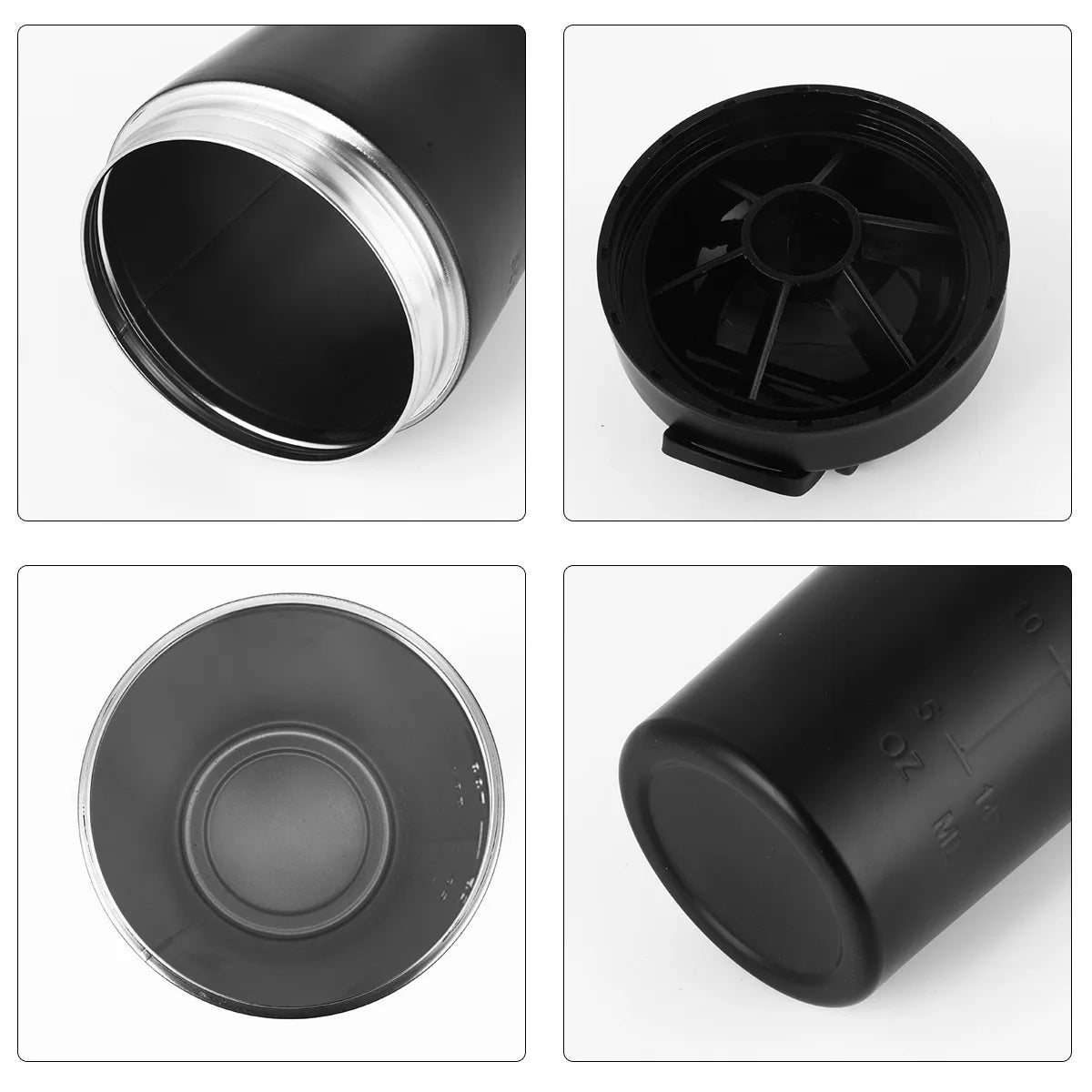 Stainless Steel Protein Shaker Cup TravelFriendly Fitness Mug DishwasherSafe BPAFree
