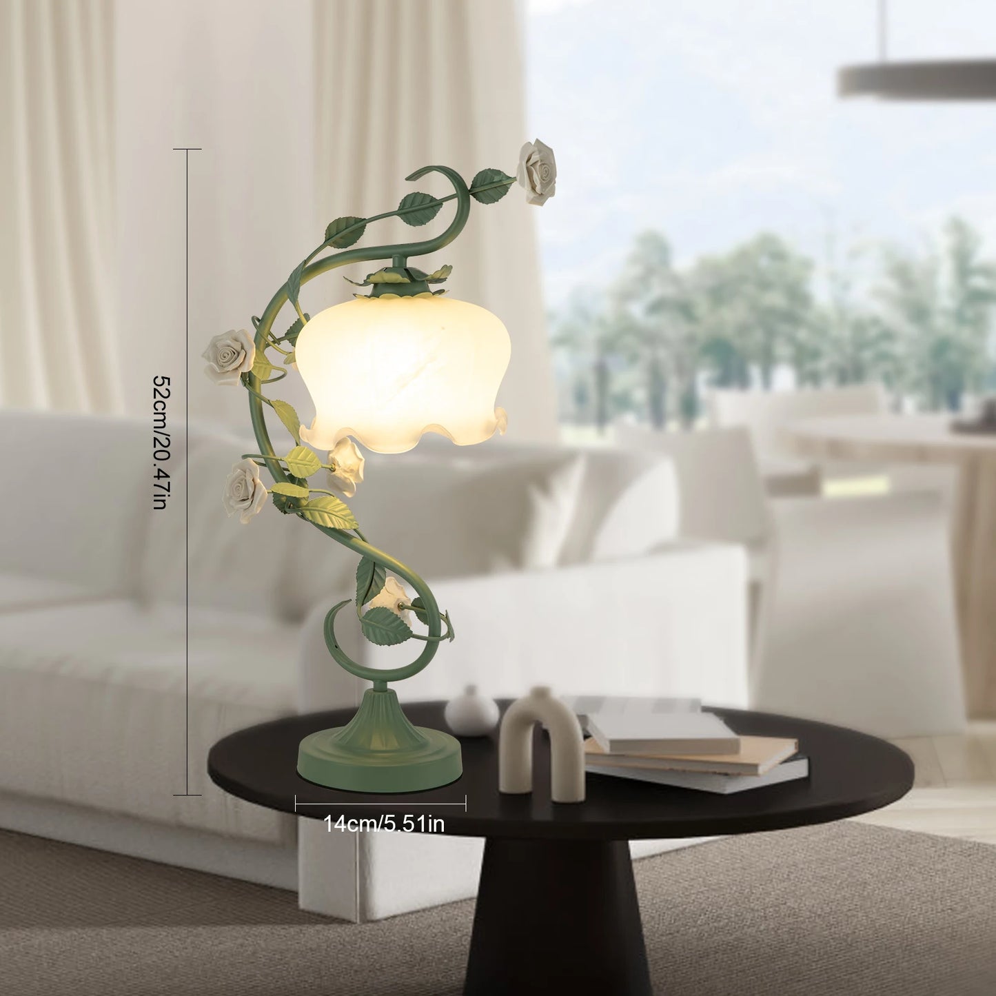 LOYALHEARTD Modern Flower Petal Bedside Lamp For Bedroom And Office Reading Nightstand Light