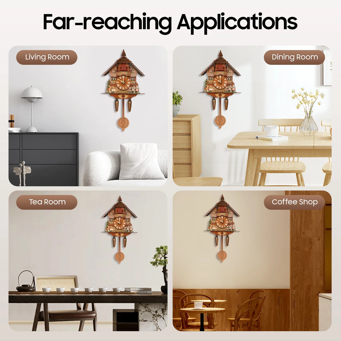 Cuckoo Wall Clock Black Forest Cuckoo Style Cuckoo Wall Clock With Complex Craft Lifelike Design For Living Room Bedroom