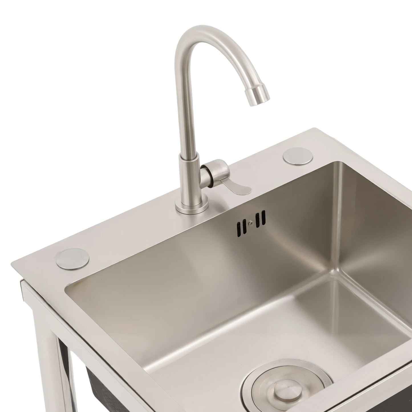 Commercial Restaurant Kitchen Sink Utility Sink Stainless Steel Multifunctional Freestanding Sink Free Standing Kitchen Sink