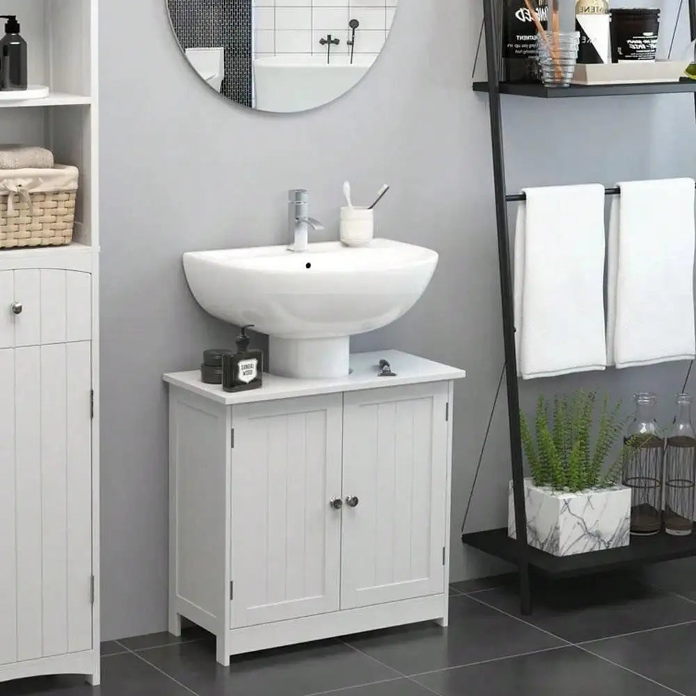 Under Sink Storage Bathroom Vanity with 2 Doors Traditional Bathroom Cabinet