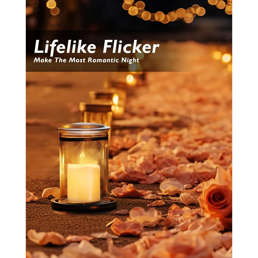 Flameless LED Votive Candles Packaged Featuring LongLasting 200Hour Battery Life