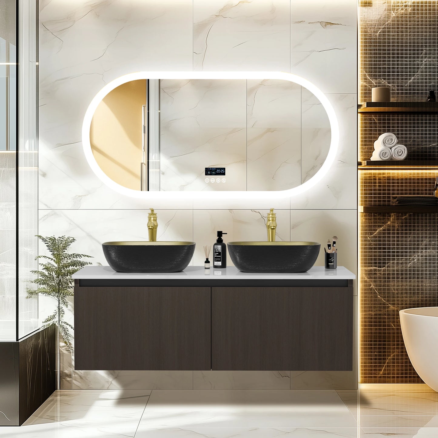 Wisfor Floating Vanity With Ceramic Sink Wall Mounted