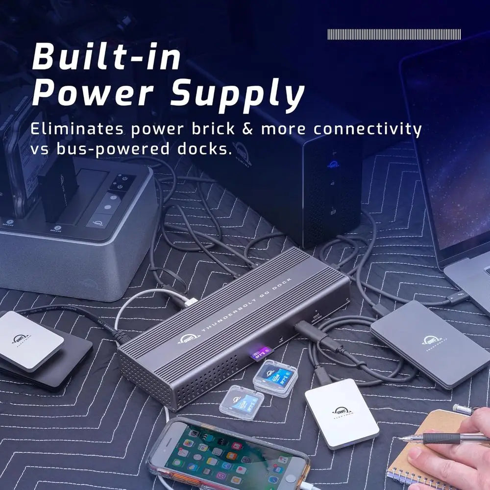 Thunderbolt 4 Dock With 11 Ports And 90W Power Delivery USB C HDMI 2 5 GbE SD Card Reader