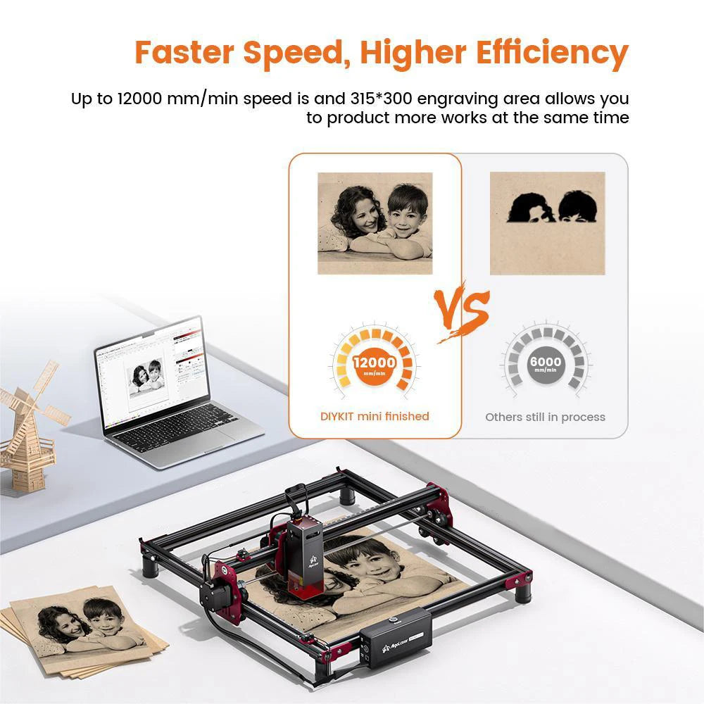 AlgoLaser DIY Kit Mini 5W Laser Cutter For Personalized Gifts
