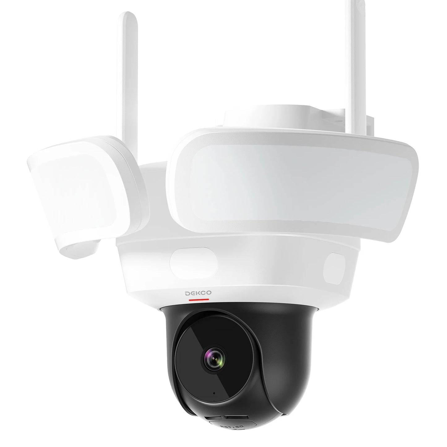 DEKCO WiFi Floodlight Camera Outdoor 360 Degree View 3K UHD