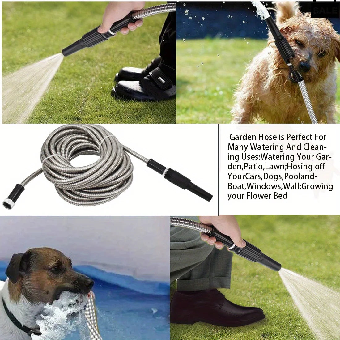 Stainless Steel Water Pipe for Garden Irrigation and Home Watering