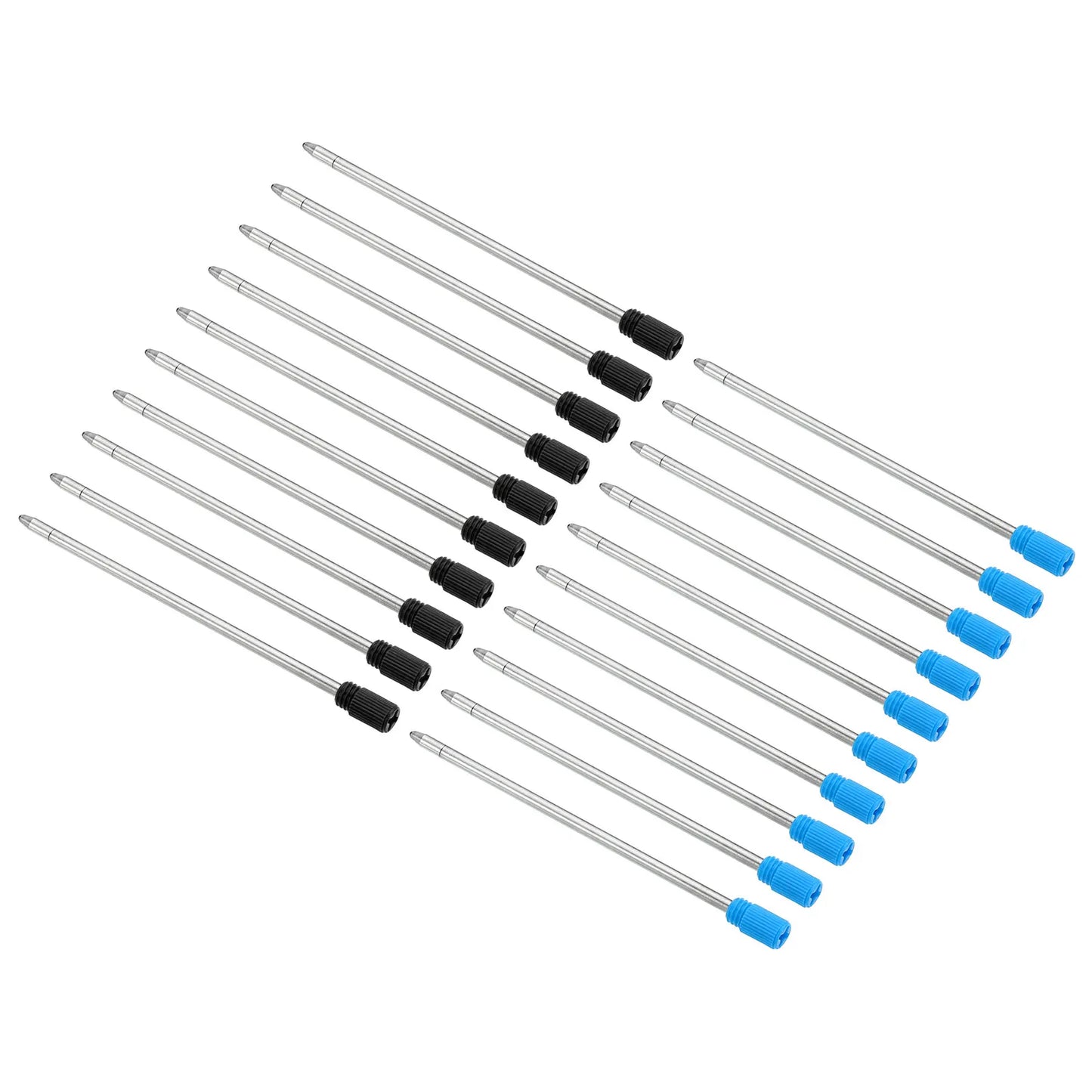 Ballpoint Pen Refills 20 Pack Replaceable Metal Compatible