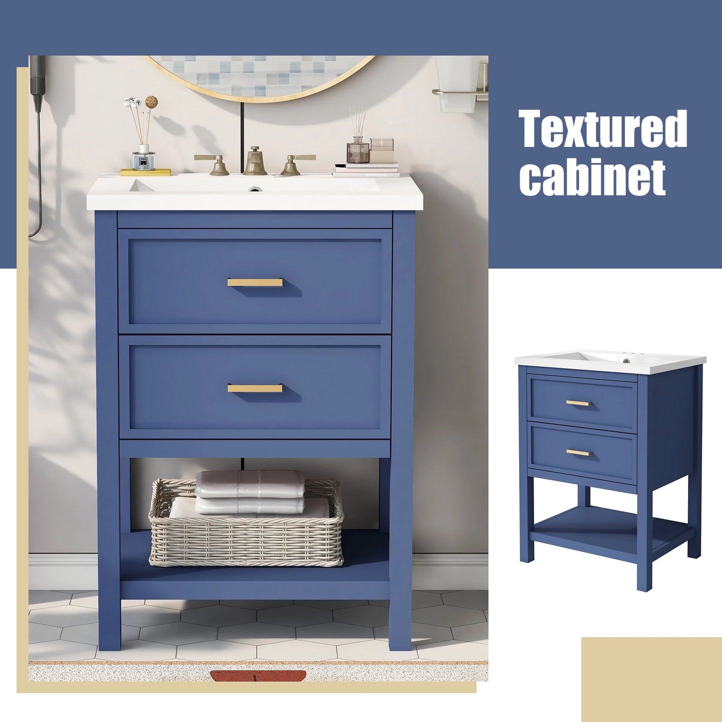 Sh.Kl Bathroom Vanity With Top Sink