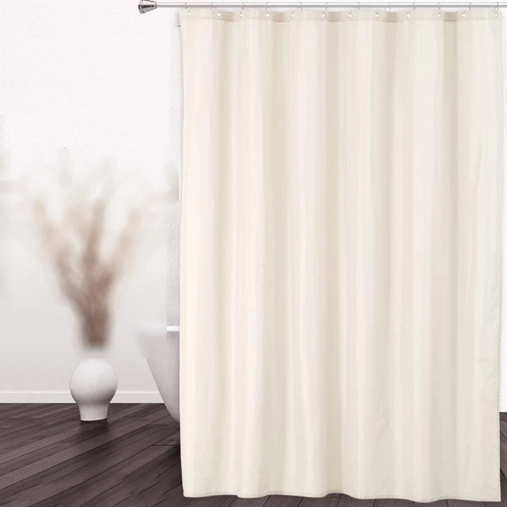HiMISSCraft Hotel Quality Extraordinarily Waterproof Fabric Shower Curtain Liner Magnets