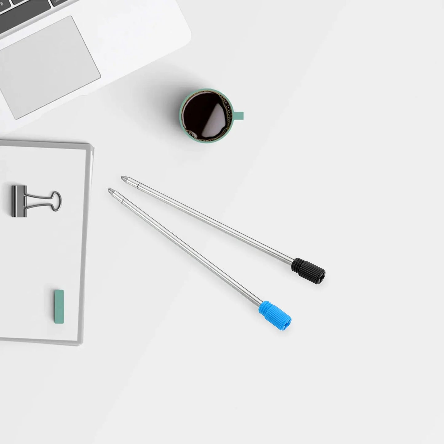 Ballpoint Pen Refills 20 Pack Replaceable Metal Compatible