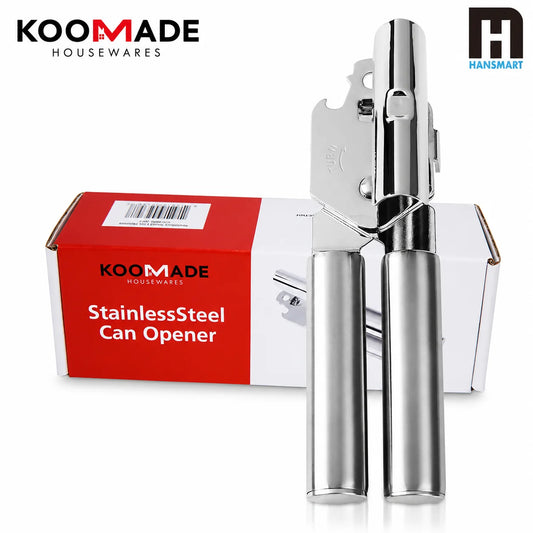 Koomade Ergonomic Stainless Steel Manual Can Opener With Bottle Opener