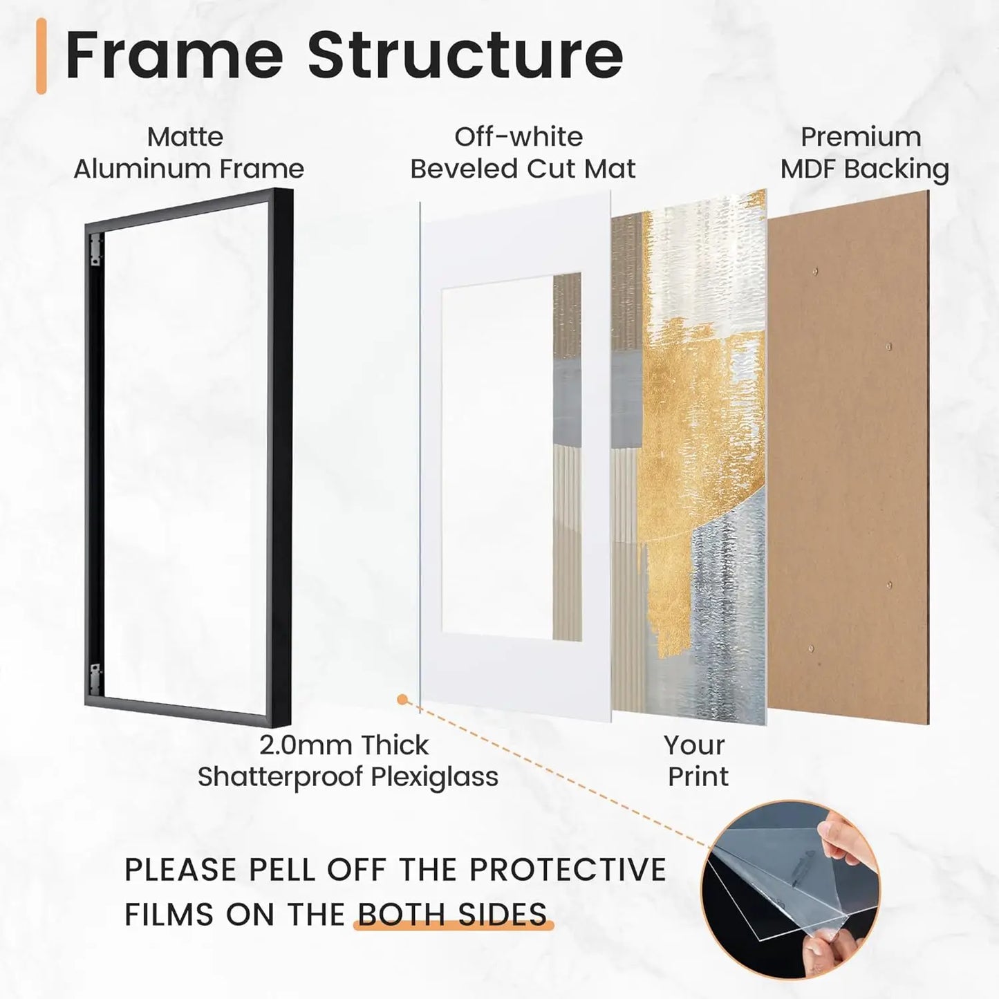 Premium Aluminum Architectural Photo Frames For Sophisticated Gallery Wall Display