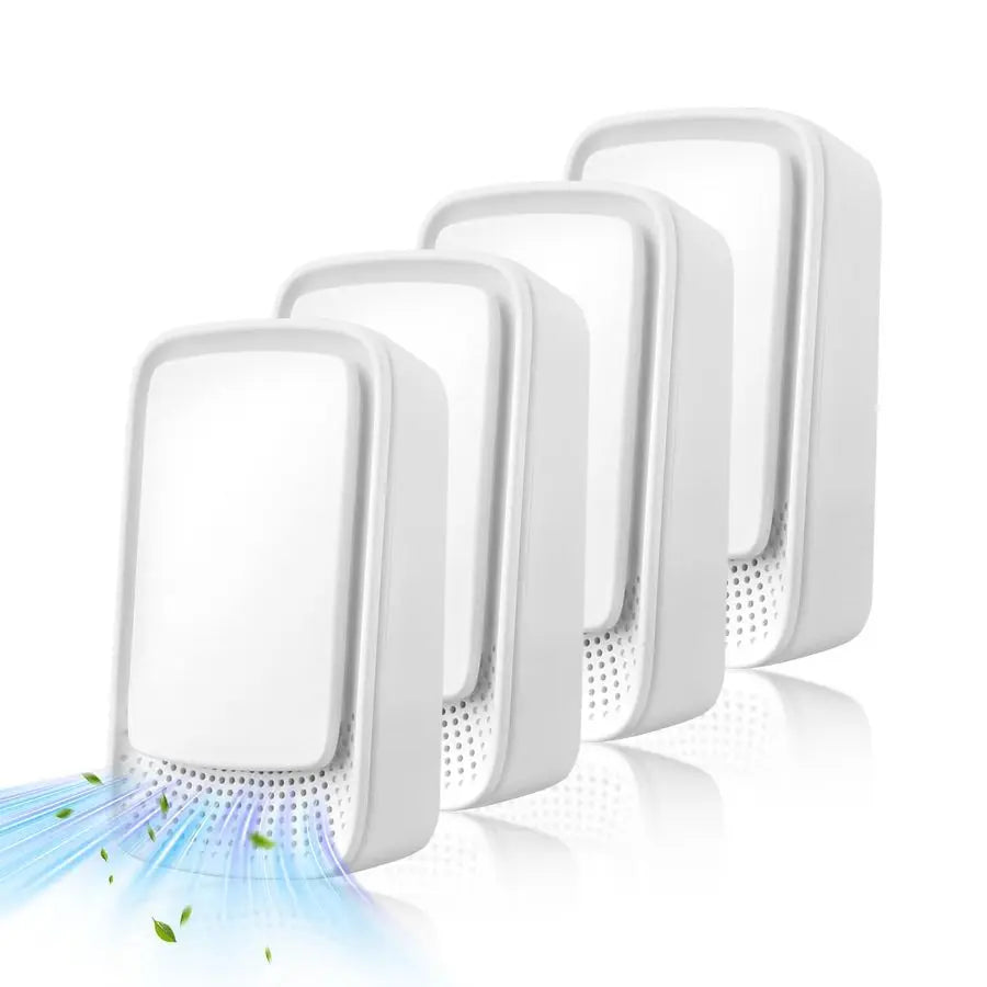 Ionic Air Purifier 4 Ionizer Filterless Dust Pet Dander Pollen Odors Quietly Cleans Air Allergies